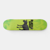 Zwarte schapskateboard skateboard (Horizontaal)