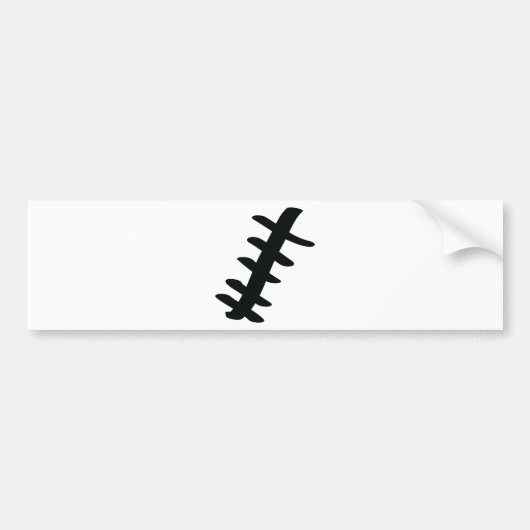 zwarte schar bumpersticker (Voorkant)