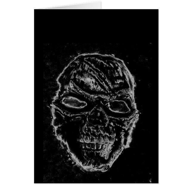 Zwarte schedel (Voorkant)