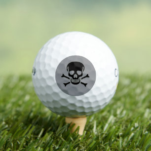 Zwarte Schedel grijze Callaway Warbird golfballen