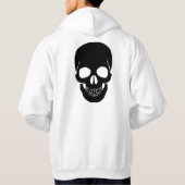 Zwarte schedel hoodie (Achterkant)