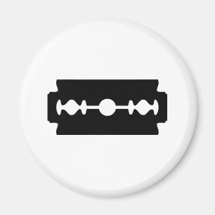 zwarte scheermes magneet