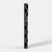 Zwarte schelpdieren iPhone hoesje (Rechterkant)