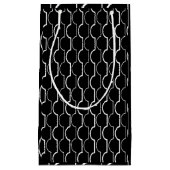 Zwarte schelpdieren klein cadeauzakje (Voorkant)