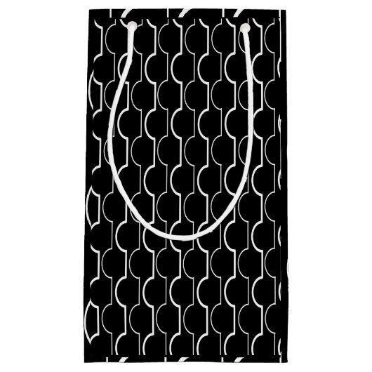 Zwarte schelpdieren klein cadeauzakje (Voorkant)