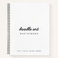 zwarte schets van doedel