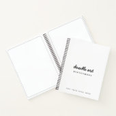 zwarte schets van doedel notitieboek (Binnen)