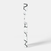 Zwarte scheuren iPhone hoesje (Linkerkant)