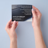 Zwarte schilderlijn, schilder en decorator flyer (Hand)