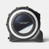 Zwarte schilderlijn, schilder en decorator rolmaat (Voorkant)