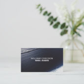 Zwarte schilderlijn, schilder en decorator visitekaartje (Staand voorkant)