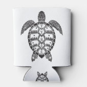 zwarte schildpad blikjeskoeler (Achterkant)