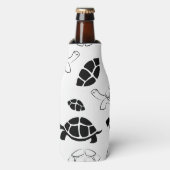 Zwarte schildpad flesjeskoeler (Fles Voorkant)