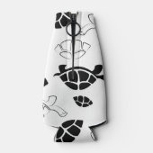 Zwarte schildpad flesjeskoeler (Achterkant)