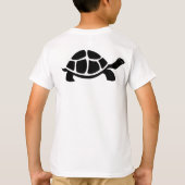 Zwarte Schildpad T-shirt (Achterkant)