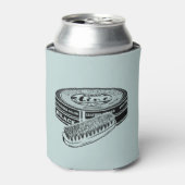 Zwarte schoen polish tin blikjeskoeler (Blikje Voorkant)