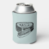 Zwarte schoen polish tin blikjeskoeler (Blikje Achterkant)