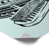 Zwarte schoen polish tin poster (Hoek)