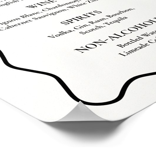 Zwarte Schoenen De knoop vastbinden Vrijgezellenfe Poster (Hoek)