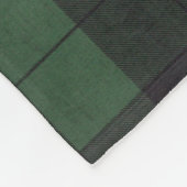 zwarte schol - vacht - rustisch land - deken (Hoek)