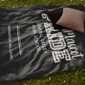 Zwarte School Pride Mascot Name Fleece Blanket