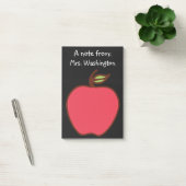 Zwarte schoolbord appel onderwijzer post-it notiti post-it® notes (Kantoor)