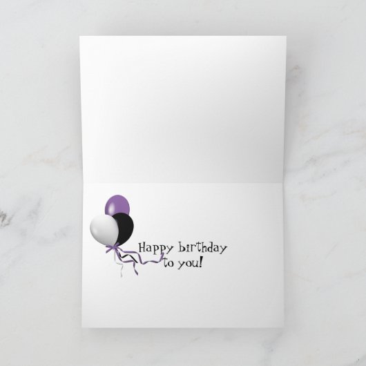 Zwarte schoolbord humor kaart (Binnen)