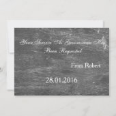 Zwarte Schoolbord Uitrusting Wil je mijn getuige z Kaart (Achterkant)