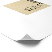 Zwarte Schoonheid Afrikaanse Vrouw Holding a Bowl  Poster (Hoek)