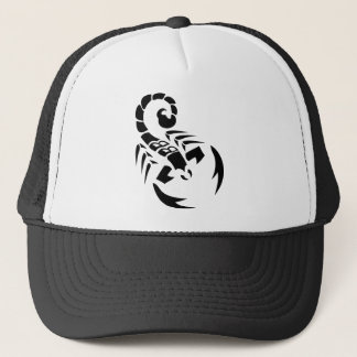 zwarte schorpioen trucker pet