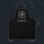 Zwarte Schort | Bedrijf Logo Werkkleding<br><div class="desc">Geef je team een gepolijst uiterlijk met deze navyblauwe custom schort. Perfect voor restaurants,  cafés,  salons en winkels,  dit moderne minimalistische ontwerp kan worden gepersonaliseerd met je bedrijfslogo of tekst. Duurzaam,  stijlvol en functioneel,  het is de ideale keuze voor professionele werknemerswerkkleding en gebrandmerkte uniformen.</div>