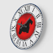 Zwarte Schots op hart, gekookte verf Grote Klok (Hoek)