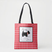 Zwarte Schotse Terriër Hond Liefde Mijn Scottie Tote Bag (Voorkant)