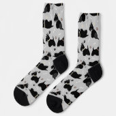 Zwarte Schotse terrier Paws en Botten Socks Sokken (Links)