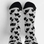 Zwarte Schotse terrier Paws en Botten Socks Sokken (Top)