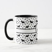 Zwarte Schotse Terriers (Scottie Dogs) - Wit Mok (Links)