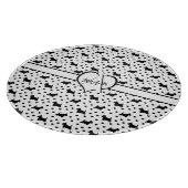 Zwarte Schotse Terriers (Scottie Dogs) - Wit Snijplank (Hoek)