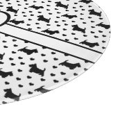 Zwarte Schotse Terriers (Scottie Dogs) - Wit Snijplank (Hoek)