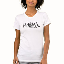 Zwarte Schrift Oprichting Moeder T-Shirt
