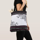 Zwarte schriften tote bag (Dichtbij)