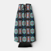 zwarte schuimfleskoeler flesjeskoeler (Achterkant)