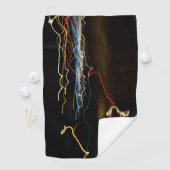 zwarte schutter golfhanddoek (Insitu)