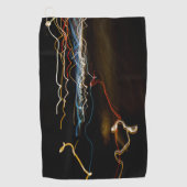 zwarte schutter golfhanddoek (Voorkant)