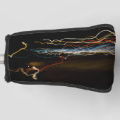 zwarte schutter golfheadcover (Voorkant)