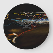 zwarte schutter grote klok (Voorkant)