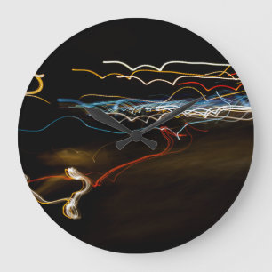 zwarte schutter grote klok