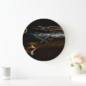 zwarte schutter grote klok (Huis)