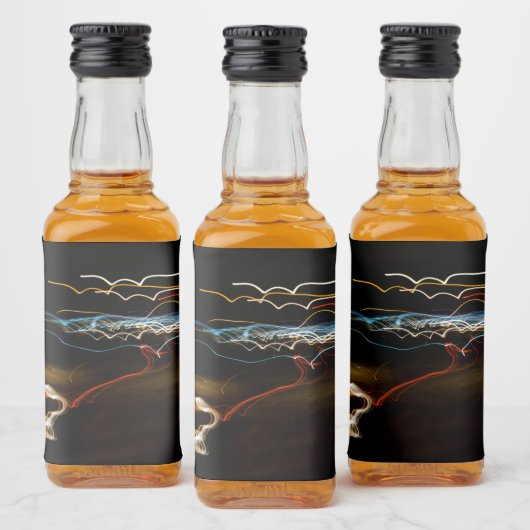 zwarte schutter likeurfles etiket (Flessen)