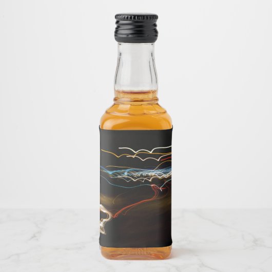 zwarte schutter likeurfles etiket (Voorkant)