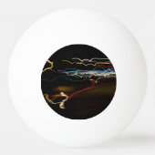 zwarte schutter pingpongbal (Achterkant)